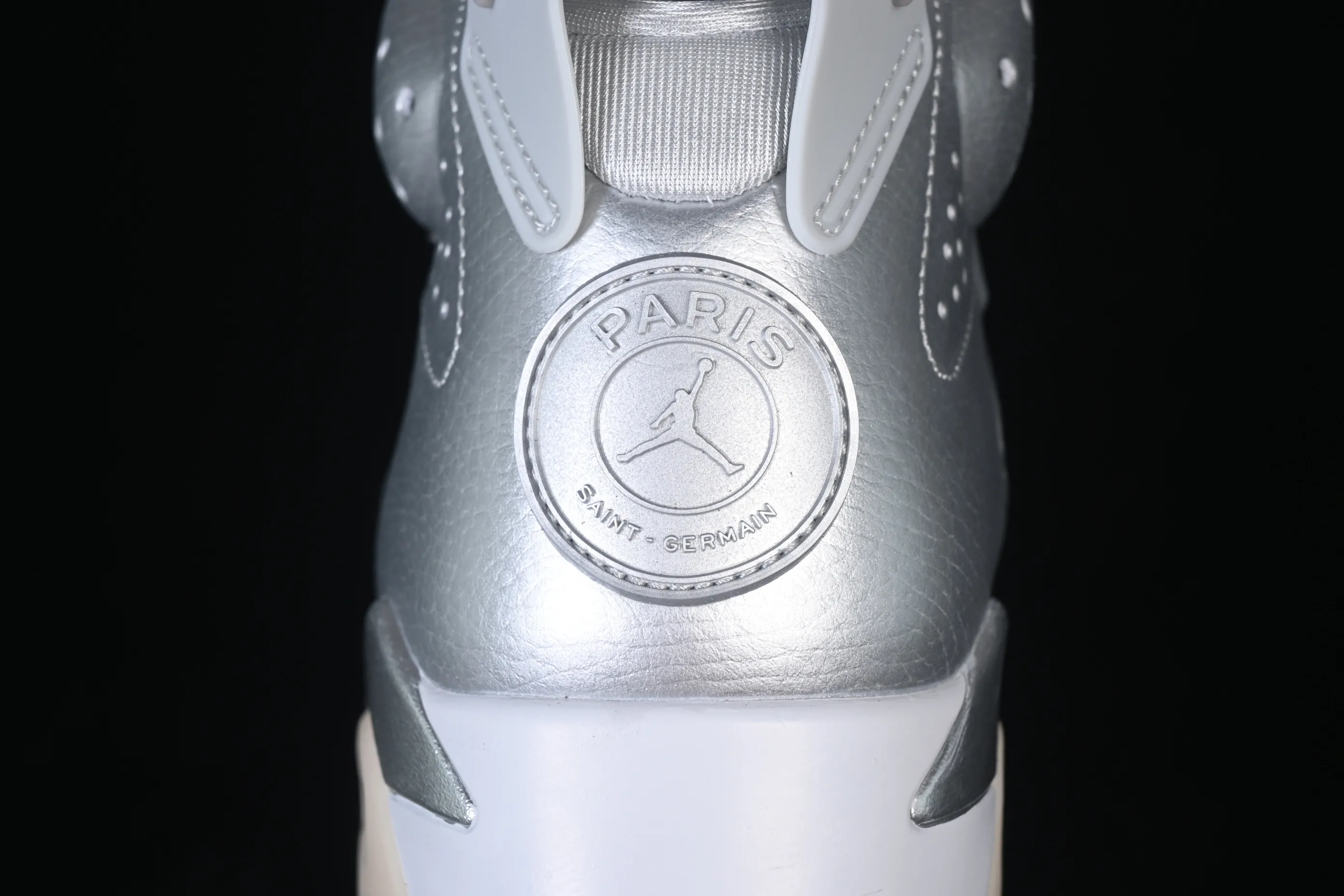 All categories Air Jordan Jordan series basketball shoes Air Jordan 6 PSG x Air Jordan 6 Retro AJ6 Joe 6 Liquid Silver Paris IQ5135-010